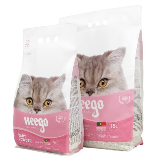 Weego kaķu pakaiši BABY POWDER 5L